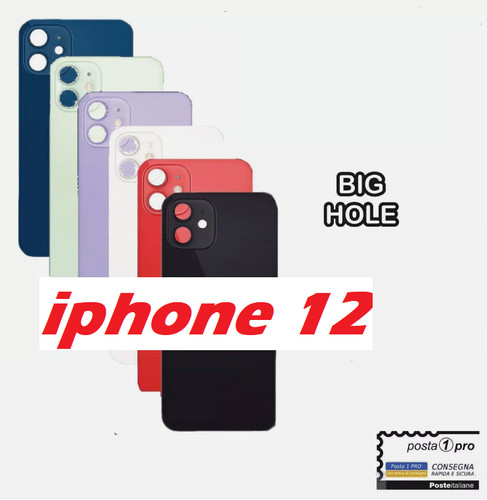 Scocca posteriore iphone - iphone, 12