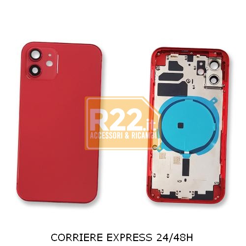 Back cover iphone rosso - cover, 12